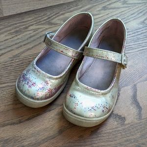 Harper Canyon glitter gold Mary Janes